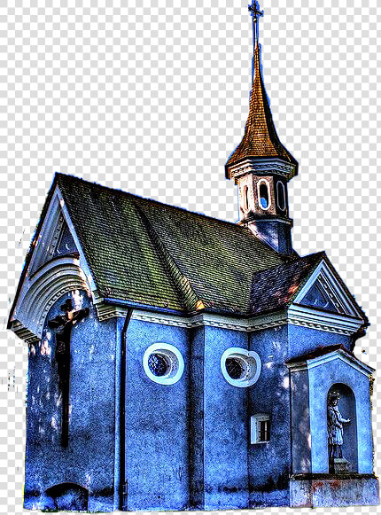  church  blue  cross  steeple  door  windows  building   Church  HD Png DownloadTransparent PNG