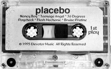 Transparent “placebo” Cassette Tape   Cassette Deck  HD Png DownloadTransparent PNG