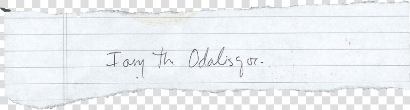 Handwriting I Am The Odalisque   Handwriting  HD Png DownloadTransparent PNG