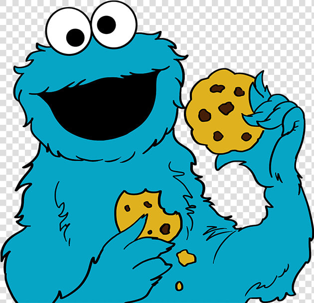 How To Draw Cookie Monster From Sesame Street   Cartoon Cookie Monster Drawing  HD Png DownloadTransparent PNG