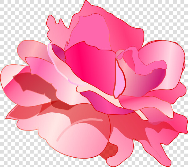 Pink Rose Svg Clip Arts   Flowers Rose Clipart Pink Png  Transparent PngTransparent PNG