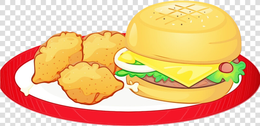 Clip Art Portable Network Graphics Junk Food Hamburger   Cartoon Plate Of Food  HD Png DownloadTransparent PNG