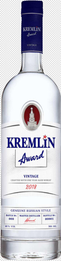 Kremlin Award Vintage Vodka  HD Png DownloadTransparent PNG