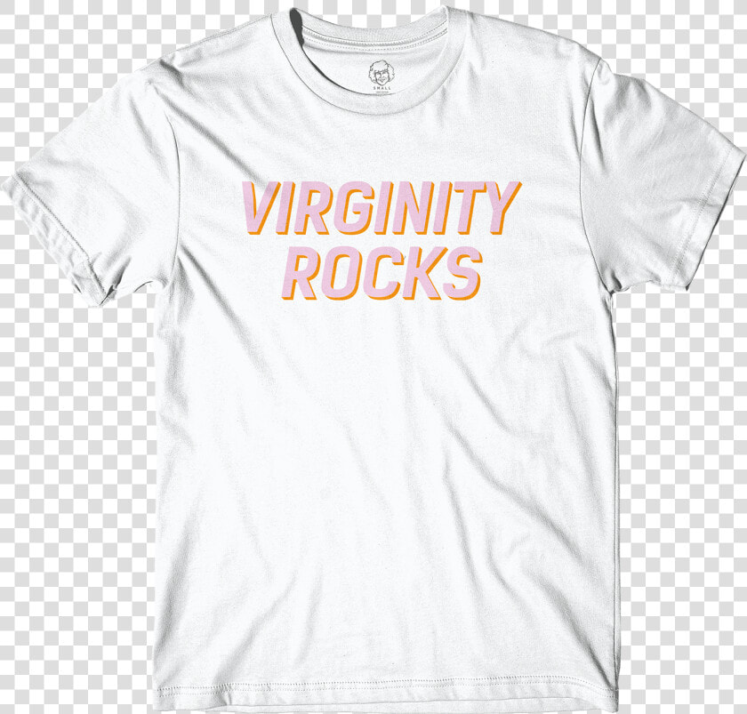 Virginity Rocks White Tee   Danny Duncan T Shirt  HD Png DownloadTransparent PNG