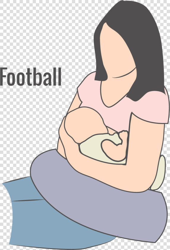 Baby Sleeping While Breastfeeding   Cradle Hold Breastfeeding Position  HD Png DownloadTransparent PNG