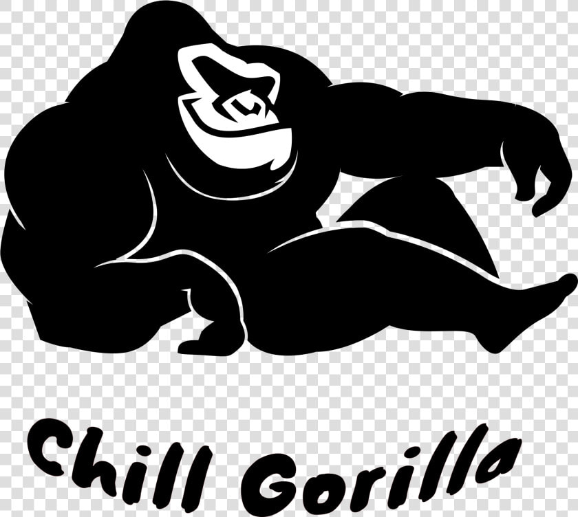 Transparent Gorilla Clipart Png   Chill Gorilla  Png DownloadTransparent PNG