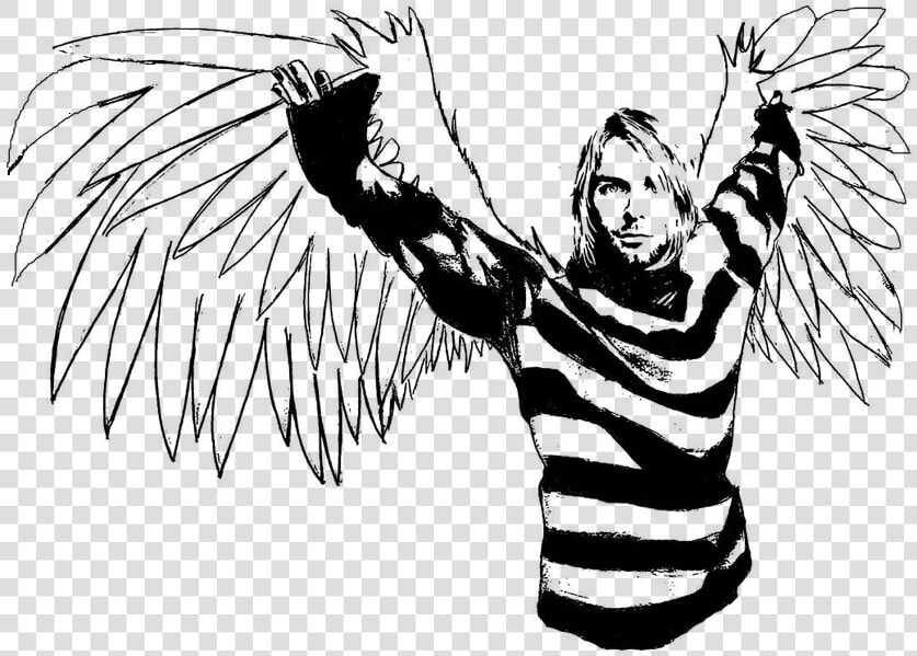 Kurt Cobain   Kurt Cobain Line Art  HD Png DownloadTransparent PNG