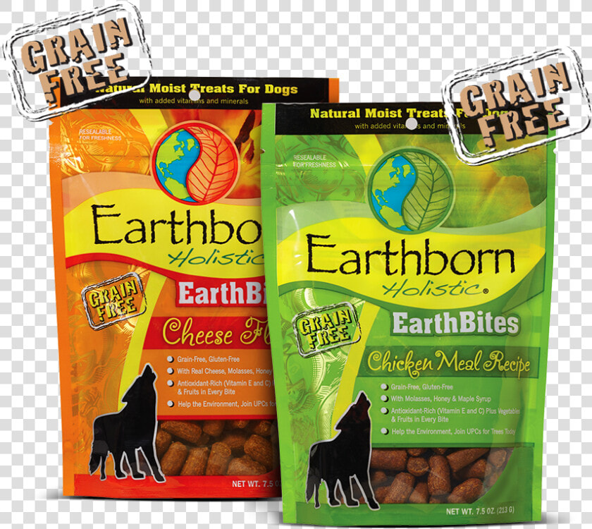 Moist Grain free Holistic Dog Treats Bag   Earthborn Holistic Treats  HD Png DownloadTransparent PNG