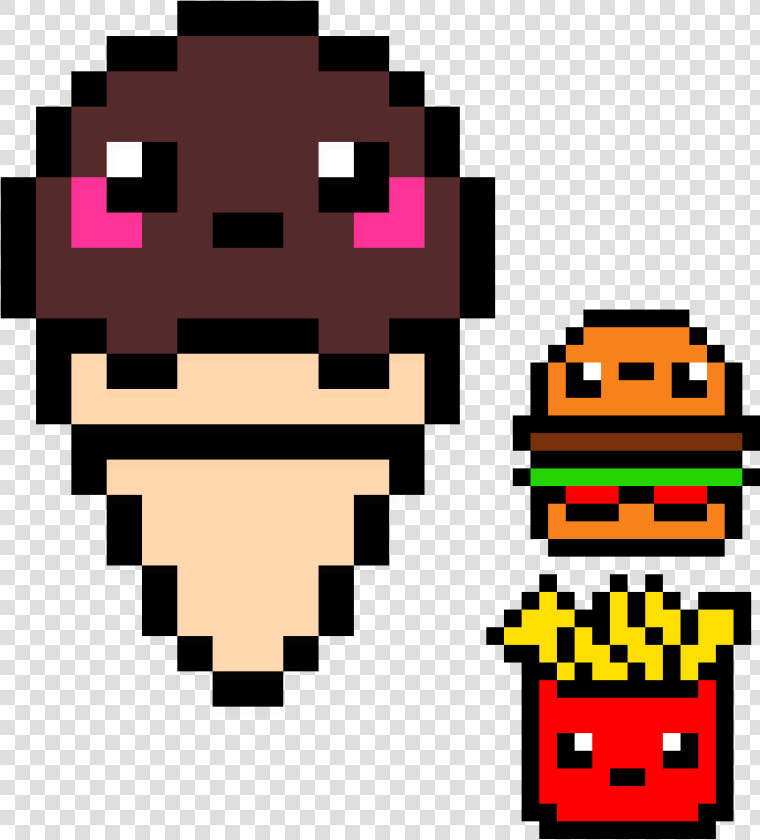 What I Like To Eat For Lunch And Yes I Still Like To   Cute Pixel Art Easy  HD Png DownloadTransparent PNG