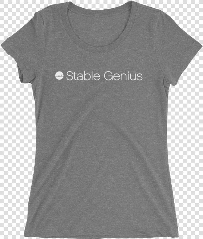 Lbte Stable Genius Charcoal Shirt Mockup Flat Front  HD Png DownloadTransparent PNG