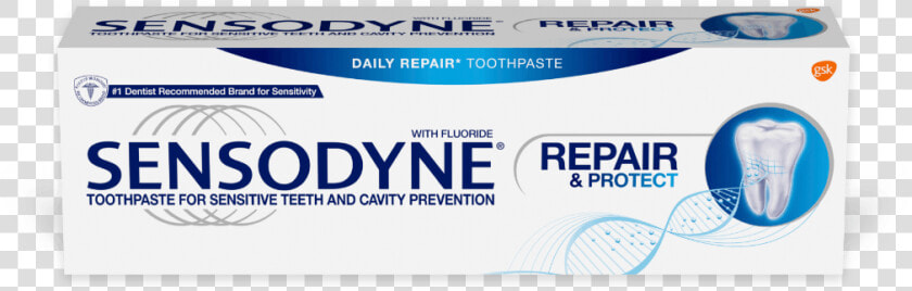 Sensodyne Repair  amp  Protect Toothpaste  HD Png DownloadTransparent PNG