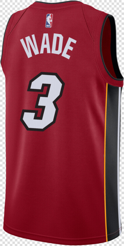 Dwyane Wade Nike Miami Heat Statement Red Swingman   Miami Heat Jersey Png Transparent  Png DownloadTransparent PNG