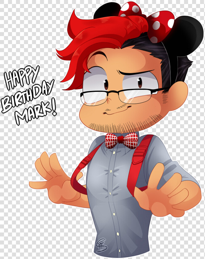 Happy Birthday Markimoo By Floatingmegane san   Cartoon  HD Png DownloadTransparent PNG