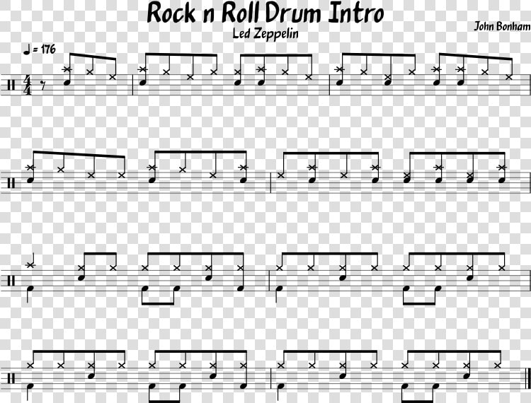 Intro Rock And Roll Led Zeppelin  HD Png DownloadTransparent PNG