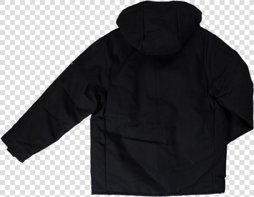 Tough Duck Mens Antarctica Polyfill Parka Black Back   Hoodie  HD Png DownloadTransparent PNG