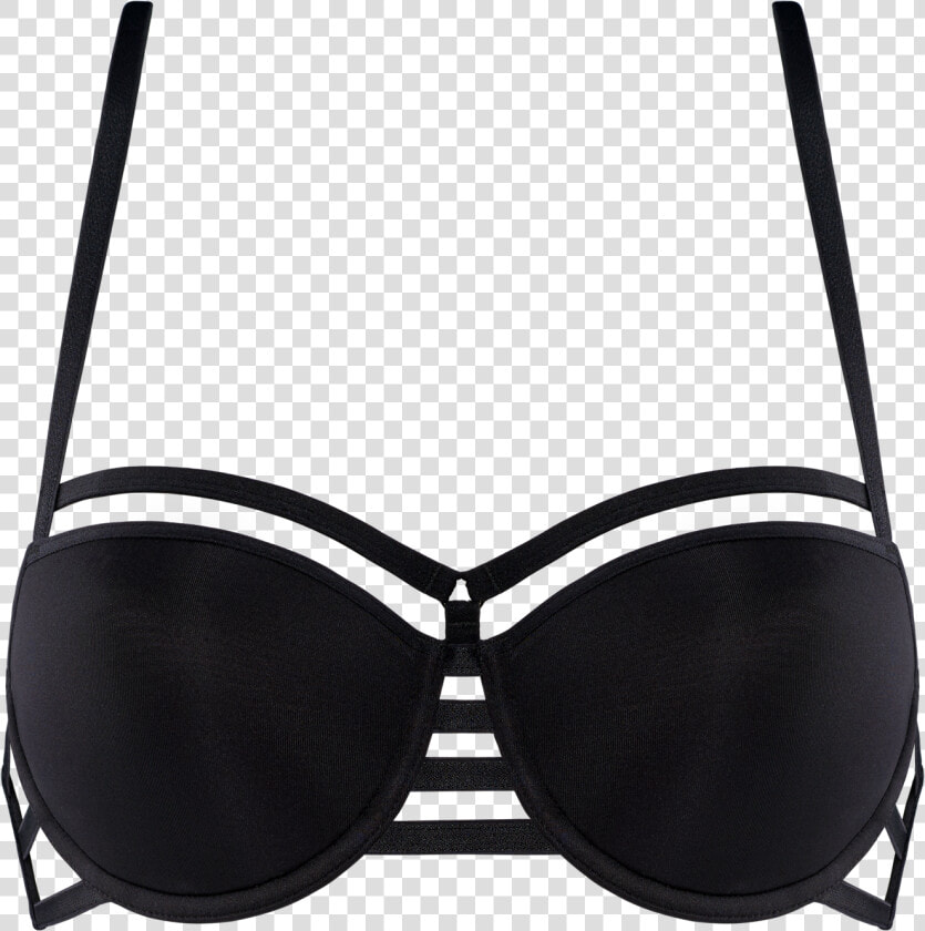 Strings Plunge Balcony Bra   Bra  HD Png DownloadTransparent PNG