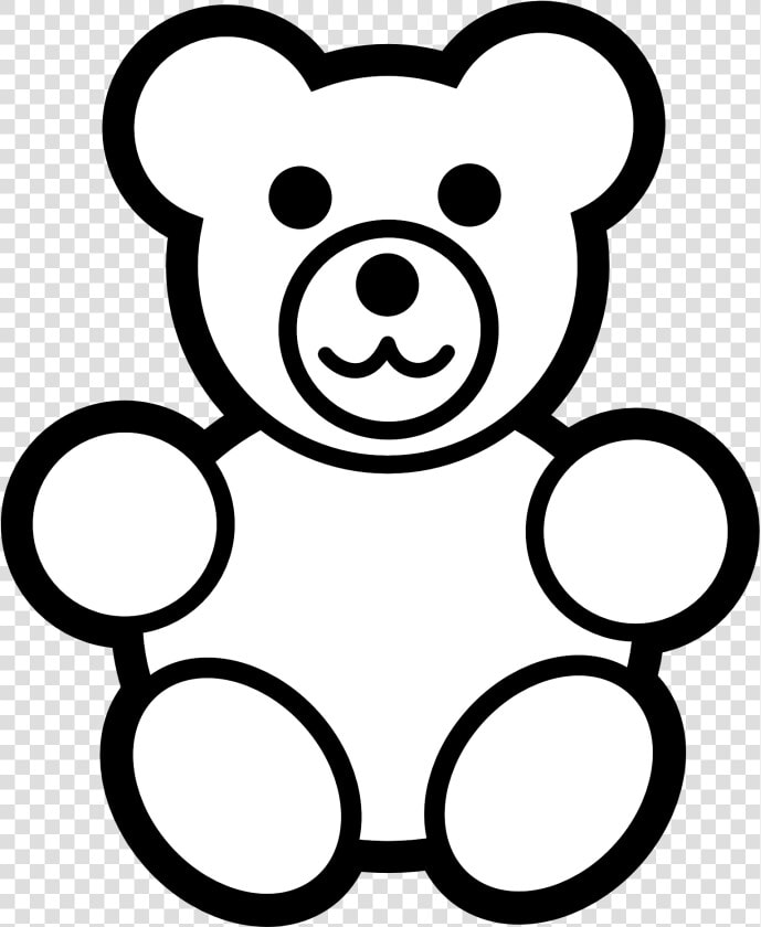 Clipart Of Amp  Amd And Fabulous   Teddy Clipart Black And White  HD Png DownloadTransparent PNG