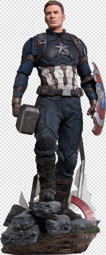 Captain America Endgame Iron Studios  HD Png DownloadTransparent PNG