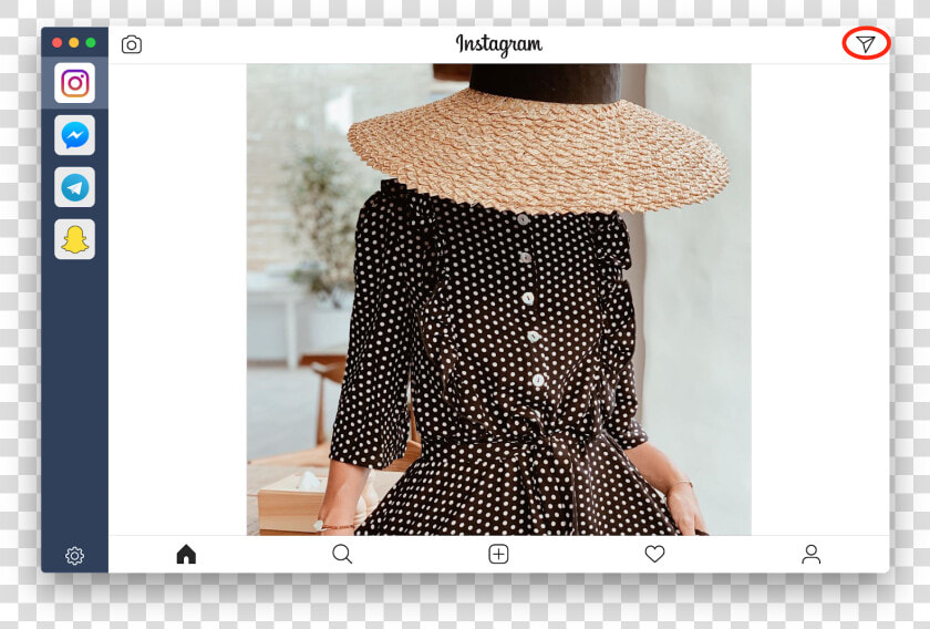 How To Use The Im App To Dm On Instagram   Blouse  HD Png DownloadTransparent PNG
