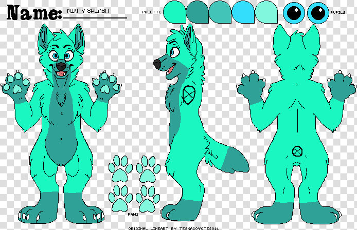 Fox Fursona Ref Sheet  HD Png DownloadTransparent PNG