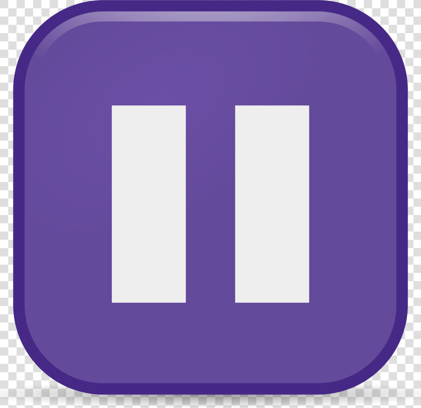 This Free Icons Png Design Of Icons Pause   Purple Pause  Transparent PngTransparent PNG