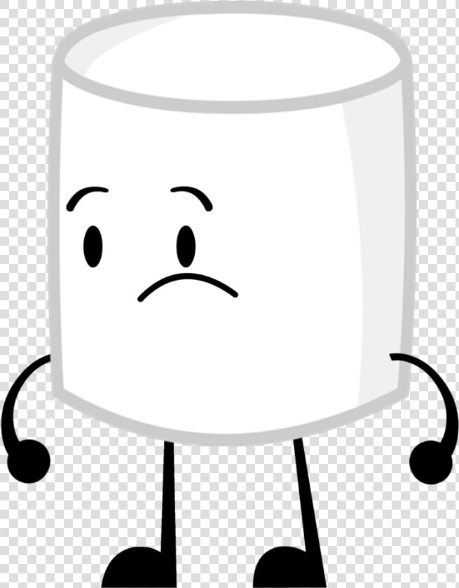 Bfdi Marshmallow   Png Download   Inanimate Insanity Apple Use Marshmallow  Transparent PngTransparent PNG