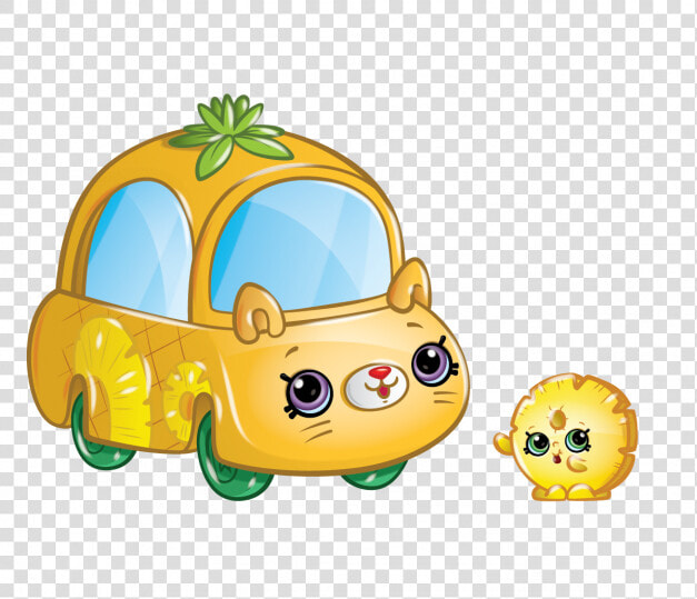 Shopkins Cutie Cars Pineapple  HD Png DownloadTransparent PNG