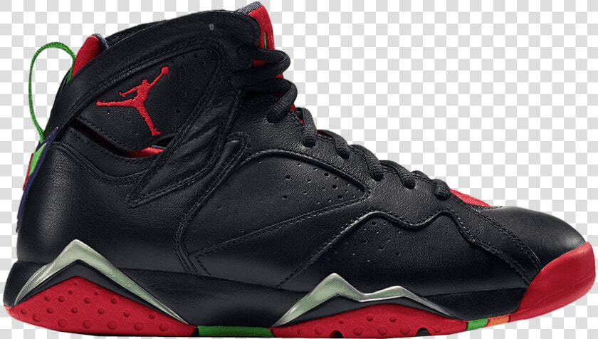 Jordan 7 Negro Con Rojo  HD Png DownloadTransparent PNG