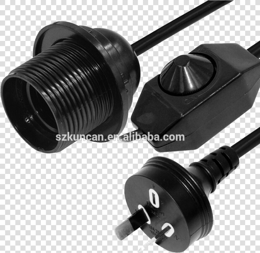 Australia Power Cord With Dimmer Switch Flat Electrical   Power Cord  HD Png DownloadTransparent PNG