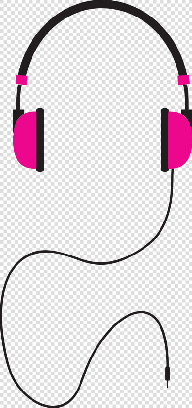 Headphones Illustration   Pink Headphones Clipart  HD Png DownloadTransparent PNG