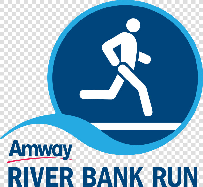 Amway River Bank Run Logo  HD Png DownloadTransparent PNG