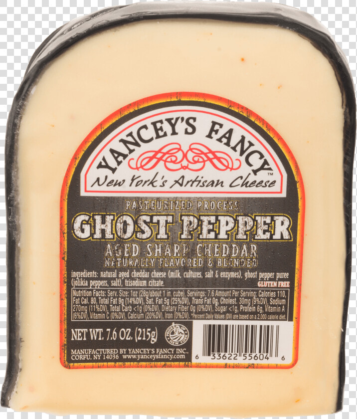 Yancey S Fancy New York Artisanal Cheese Ghost Pepper   Yancey Fancy Ghost Pepper Cheese  HD Png DownloadTransparent PNG