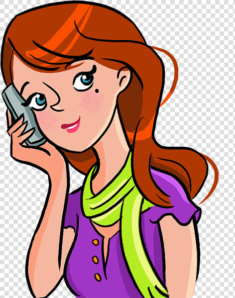 Dring I Am On   Girl Calling Png Sticker  Transparent PngTransparent PNG