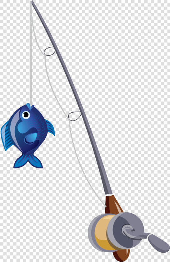 Fishing Pole Png Free Background   Fishing Pole With Fish  Transparent PngTransparent PNG