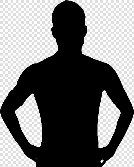 Hands On Waist Silhouette  HD Png DownloadTransparent PNG