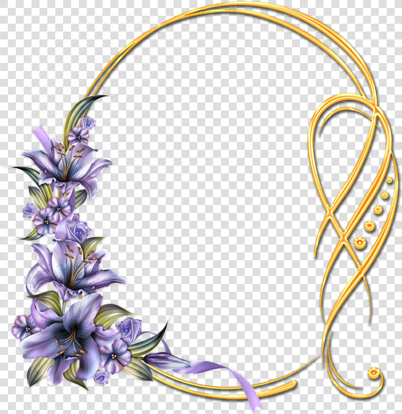 Descargar Marcos De Flores Con Lirios Color Morado   Clipart Lavender Png  Transparent PngTransparent PNG