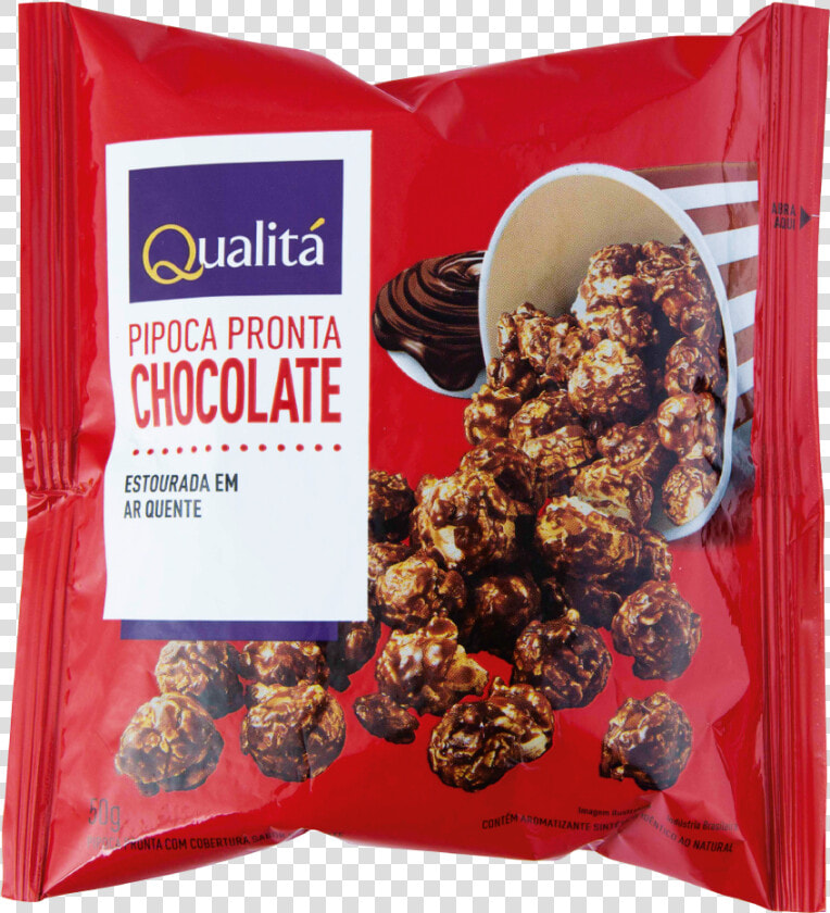 Pipoca Chocolate Qualita  HD Png DownloadTransparent PNG