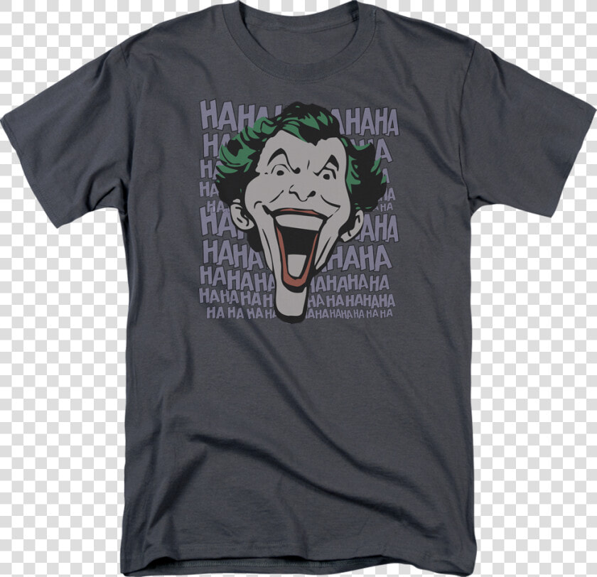 Laughing Joker Dc Comics T shirt   Judge Dredd Shirt  HD Png DownloadTransparent PNG