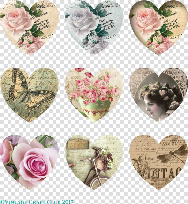 Vintage Valentine Heart Printables   Png Download   Heart  Transparent PngTransparent PNG