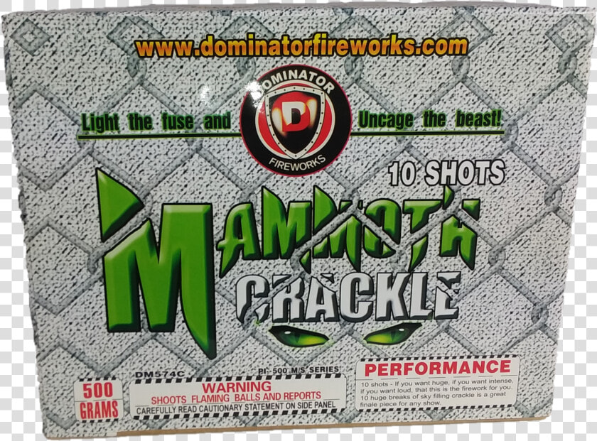 Dm574c Mammoth Crackle   Caffeinated Drink  HD Png DownloadTransparent PNG