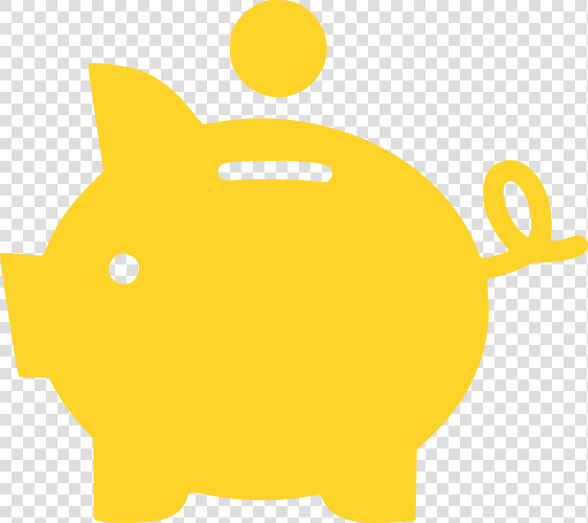 Affordable Advertising   Yellow Piggy Bank Clip Art  HD Png DownloadTransparent PNG