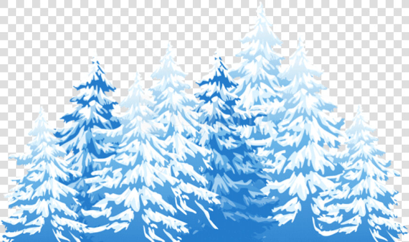 Winter Trees Png   Trees In Blue Png  Transparent PngTransparent PNG