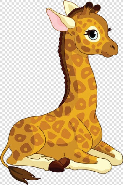 Clip Art Giraffe Drawing Cute   Cute Baby Giraffe Cartoon  HD Png DownloadTransparent PNG