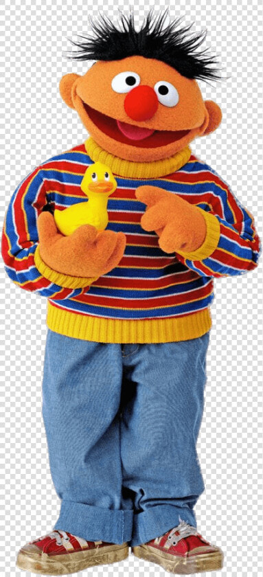 Sesame Street Ernie With Duck   Bert Ernie  HD Png DownloadTransparent PNG