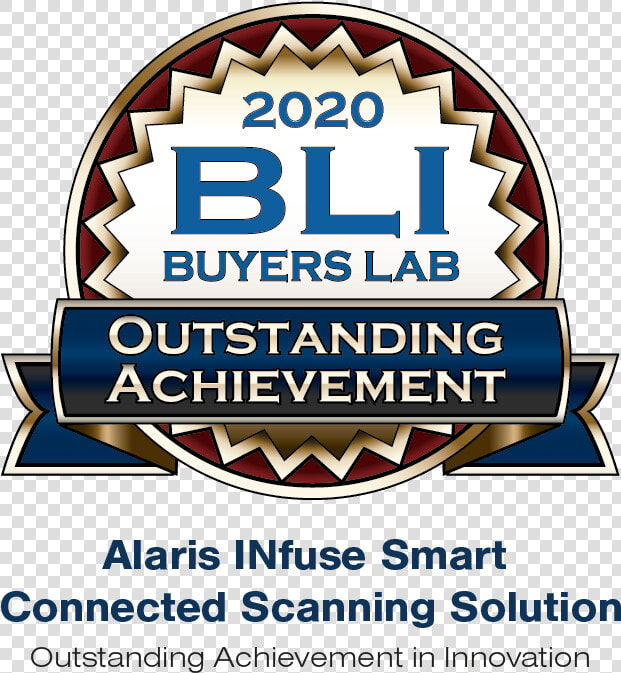 Bli Alaris Infuse Outstanding Achievement   Bli Buyers Lab 2019 Line Of The Year  HD Png DownloadTransparent PNG