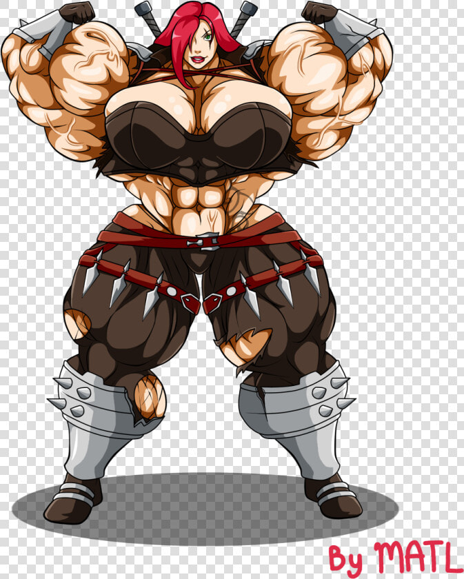 Commission   Katarina   Harley Quinn Muscle  HD Png DownloadTransparent PNG