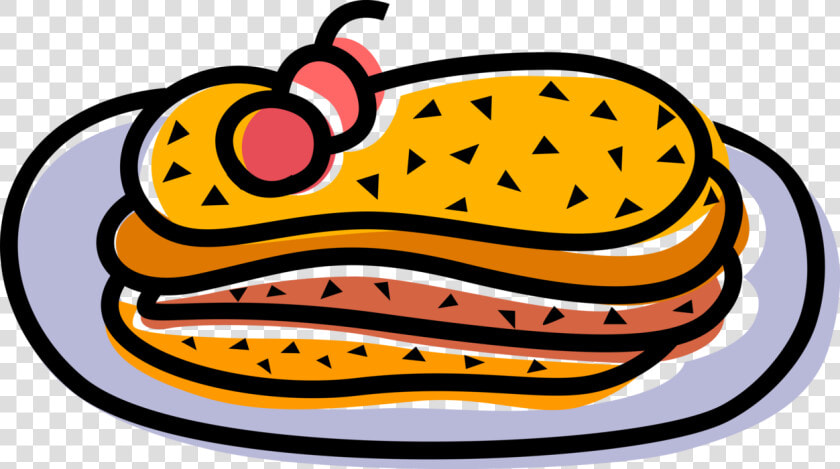 Vector Illustration Of Sandwich Sliced Cheese Or Meat  HD Png DownloadTransparent PNG