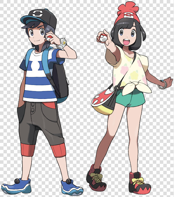 Pokémon Sun  amp  Moon Characters   Pokemon Sun Moon Protagonist  HD Png DownloadTransparent PNG