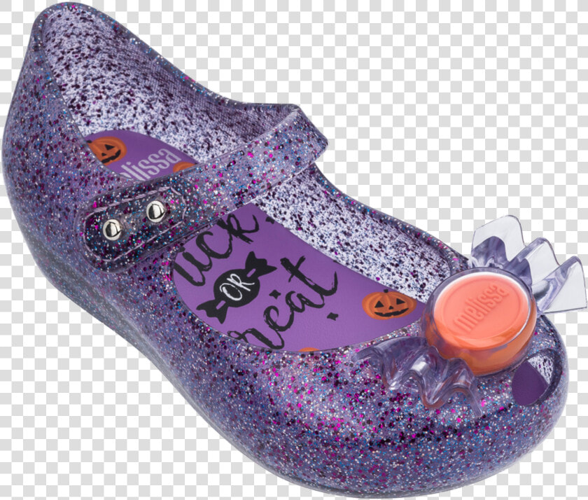 Glitter Purple   Mini Melissa Halloween Shoes  HD Png DownloadTransparent PNG