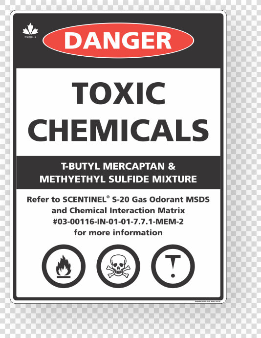 Danger Toxic Chemicals Sign   Euclid Chemical  HD Png DownloadTransparent PNG